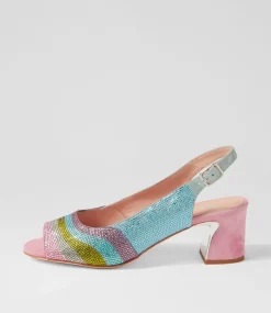 Jeddar Pastel Multi Sandals