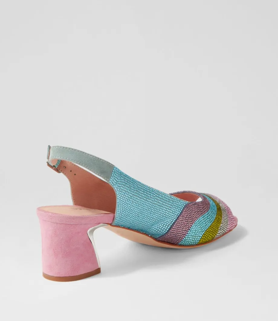 Jeddar Pastel Multi Sandals