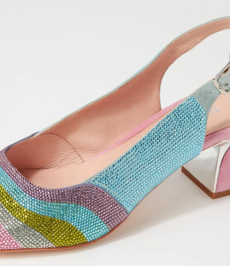 Jeddar Pastel Multi Sandals