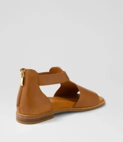 Jeskie W Tan Leather Sandals