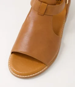 Jeskie W Tan Leather Sandals
