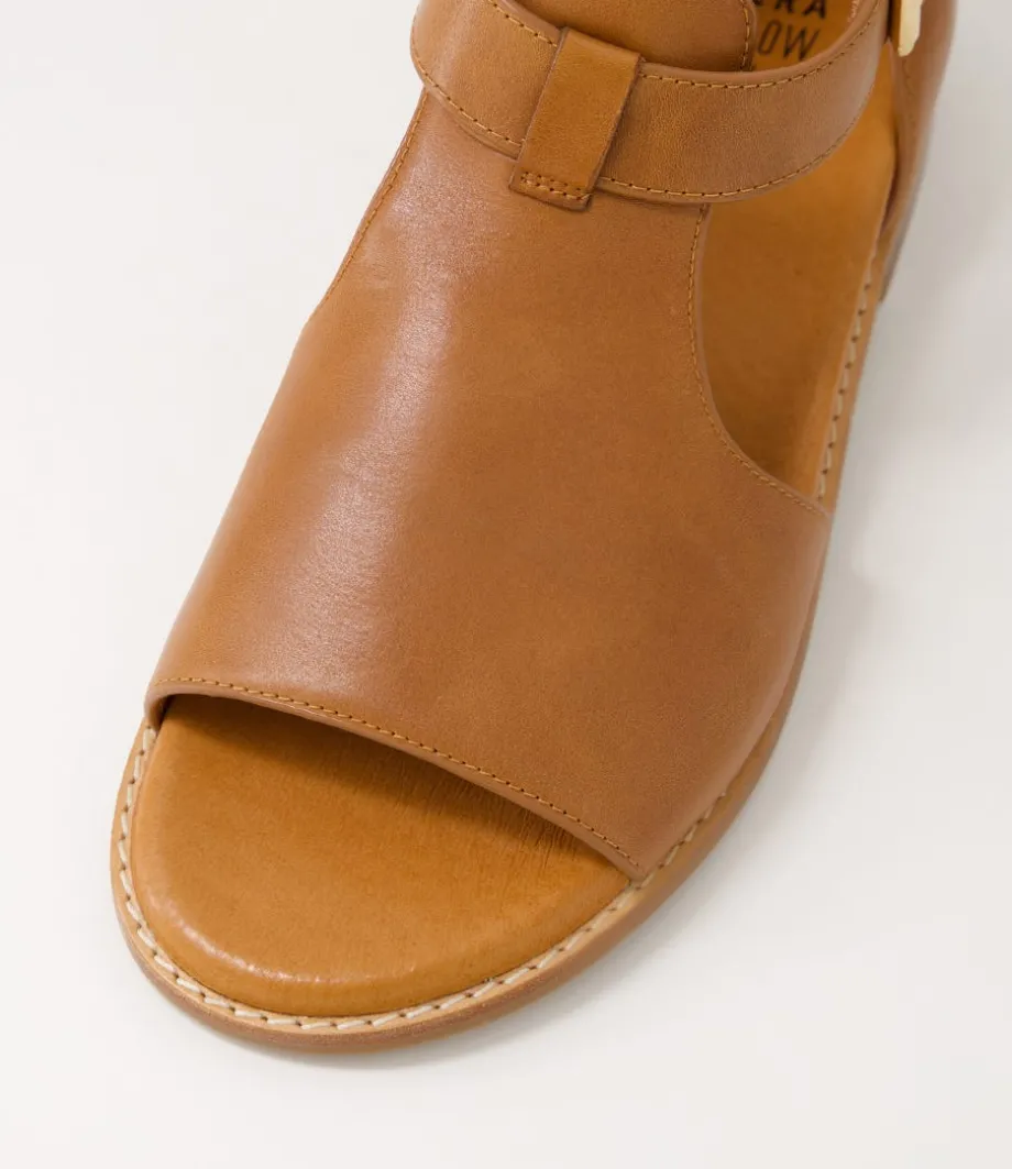 Jeskie W Tan Leather Sandals