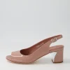 Jianas Dark Cafe Patent Leather Sandals