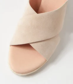 Jinna Stone Suede Sandals
