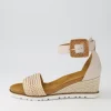 Kaelers W Nude Weave Leather Espadrilles