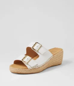 Kamera Xw White Leather Espadrilles