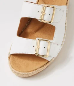 Kamera Xw White Leather Espadrilles