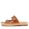 Kapila W Tan Leather Sandals