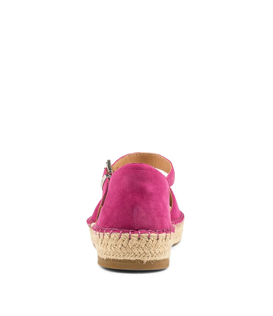 Kaylie W Fuchsia Suede
