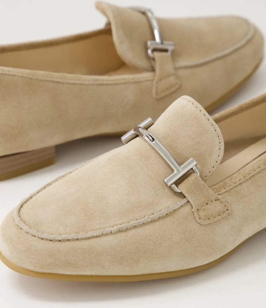 Kent 72 Sand Suede Flat Shoes