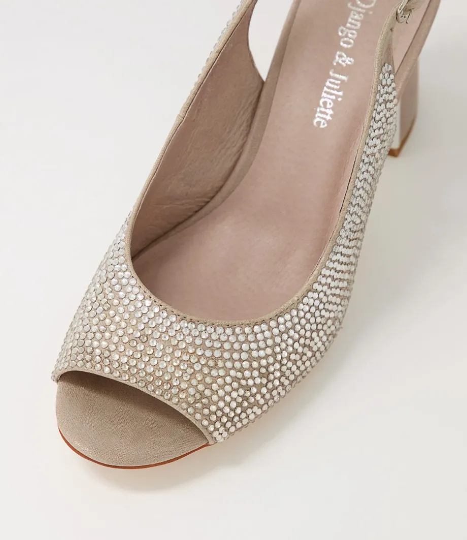 Kerry Light Pewter Shimmer Multi Sandals