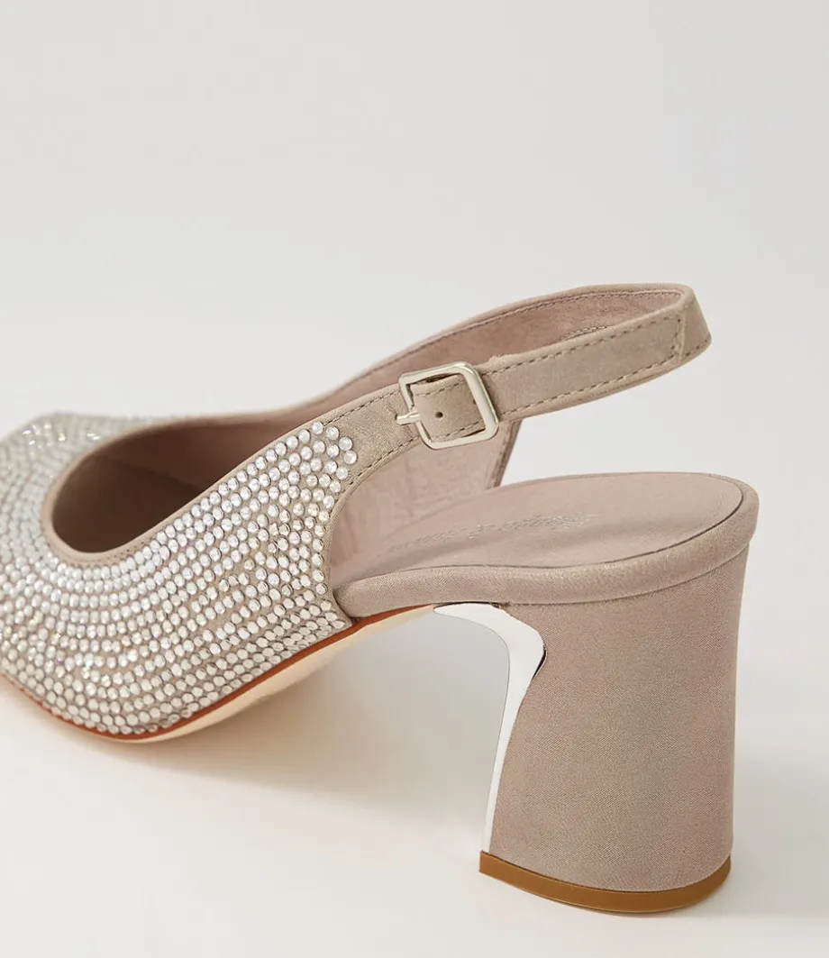 Kerry Light Pewter Shimmer Multi Sandals