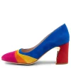 Kisha Bright Multi Suede