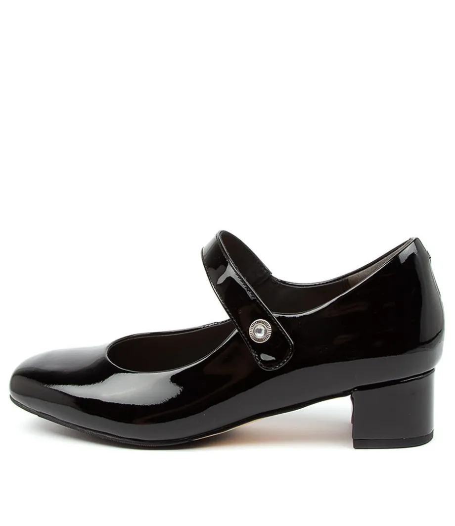 Kitty W Black Patent