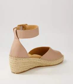 Koen Xw Blush Leather Espadrilles