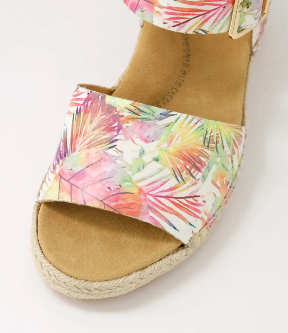 Kraig Xw Multi Palms Leather Sandals