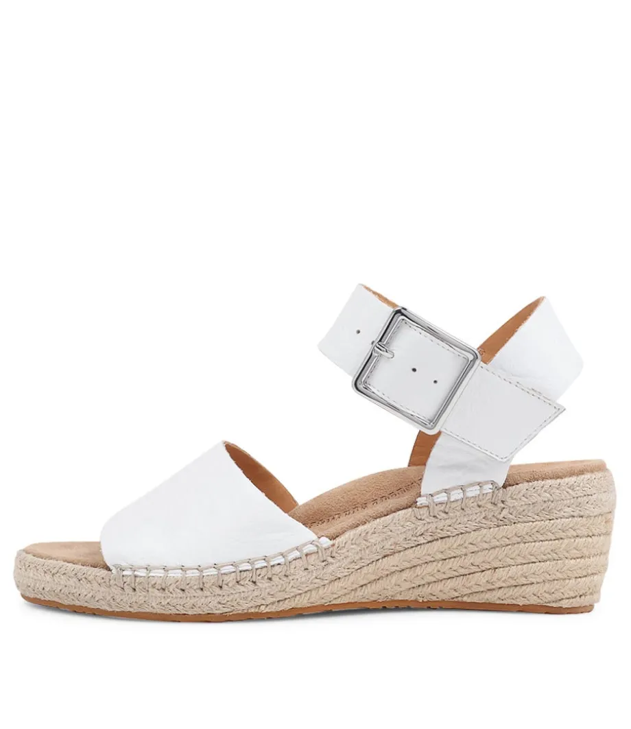 Kraig Xw White Leather Sandals