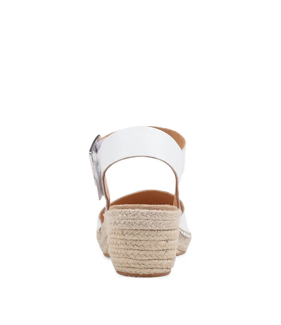 Kraig Xw White Leather Sandals