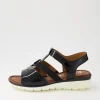 Kreta 24 Black Leather Sandals