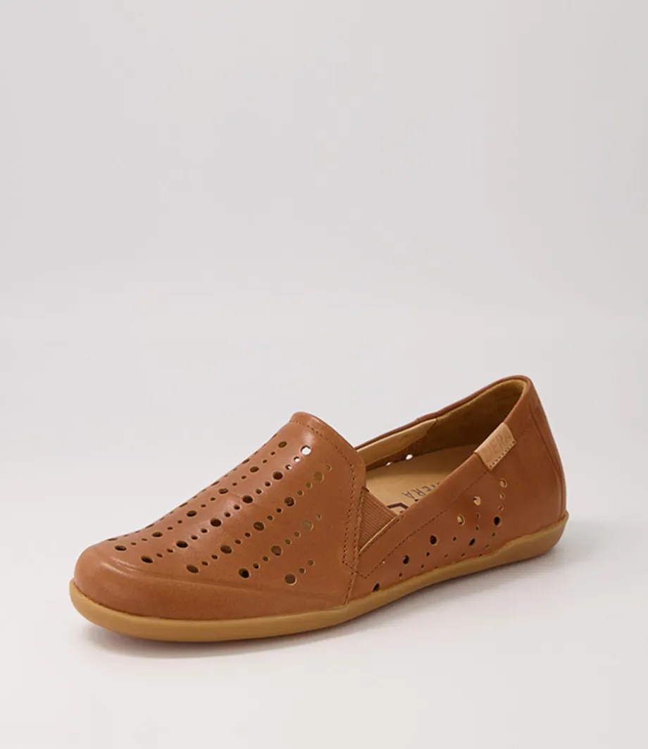 Lagos W Tan Leather Loafers