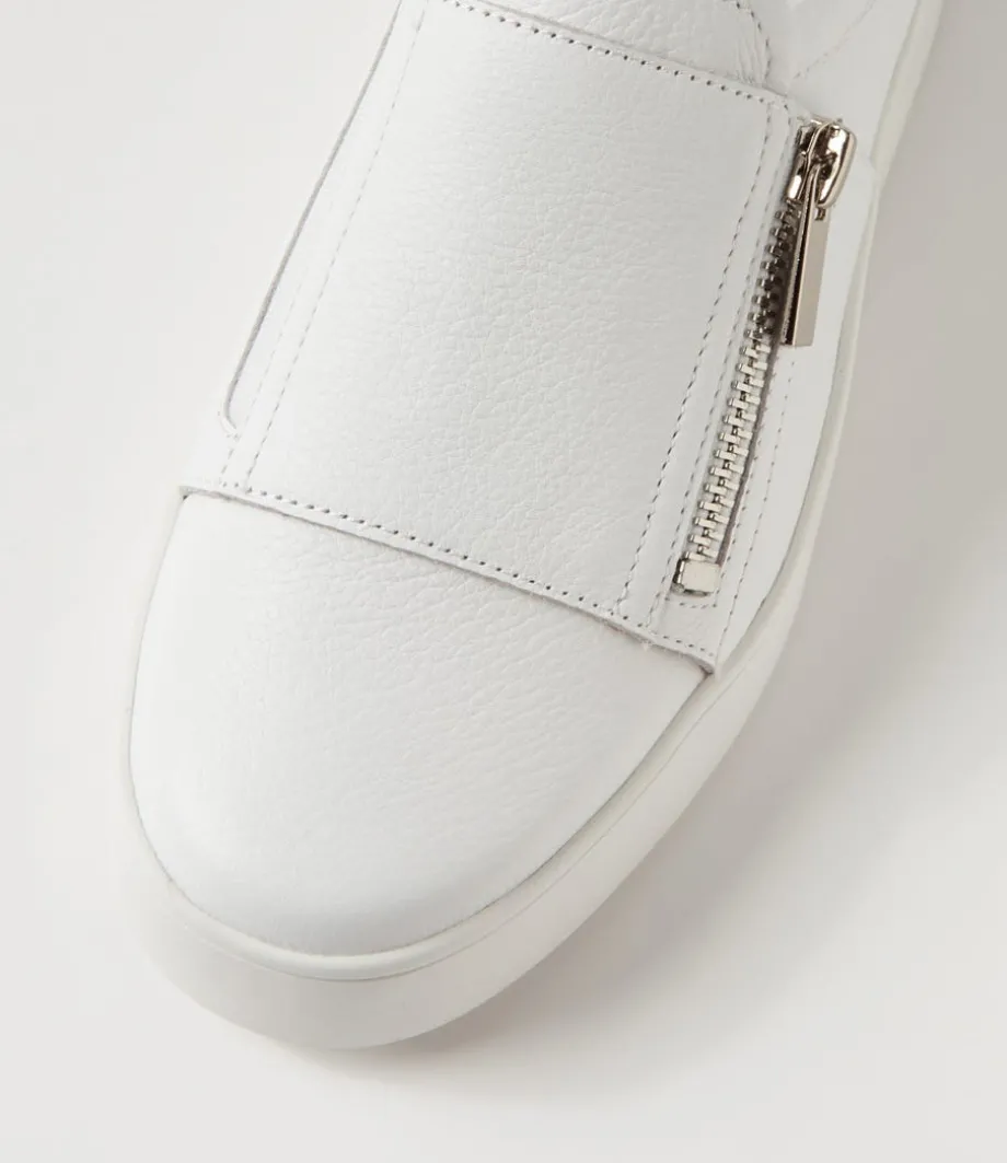 Laroon White Leather Sneakers