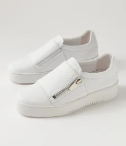 Laroon White Leather Sneakers