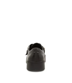 Layan Casual Black Leather Sneakers