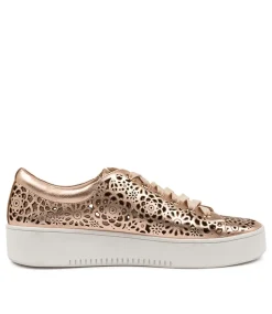 Leitha Rose Gold Leather