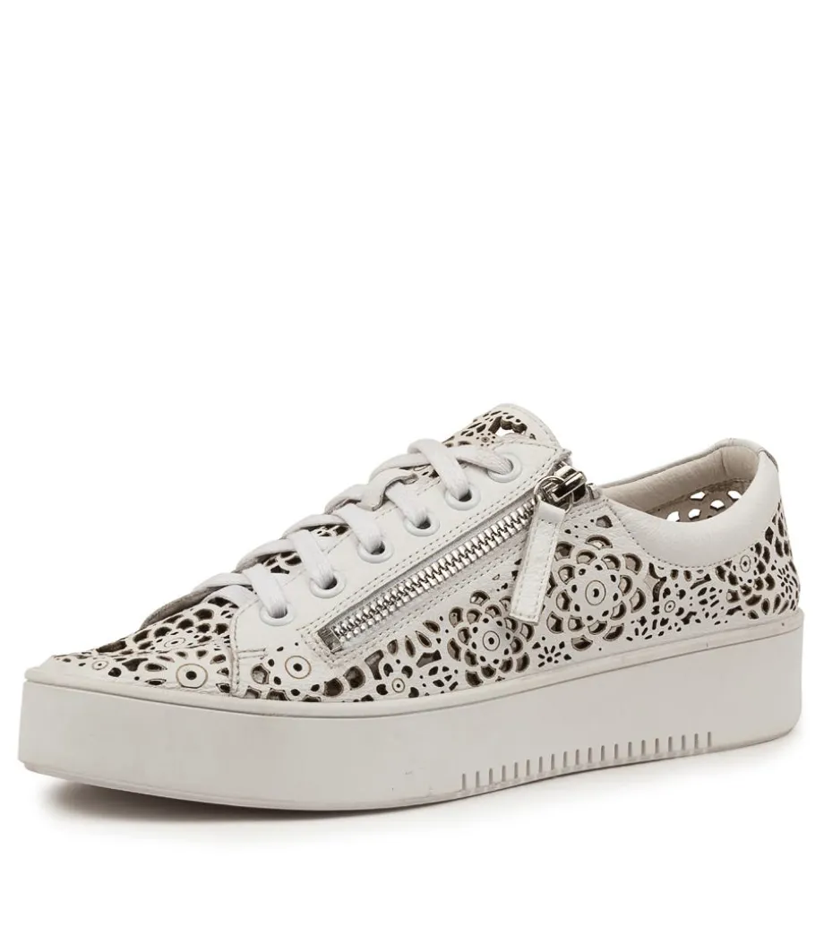 Leitha White Leather