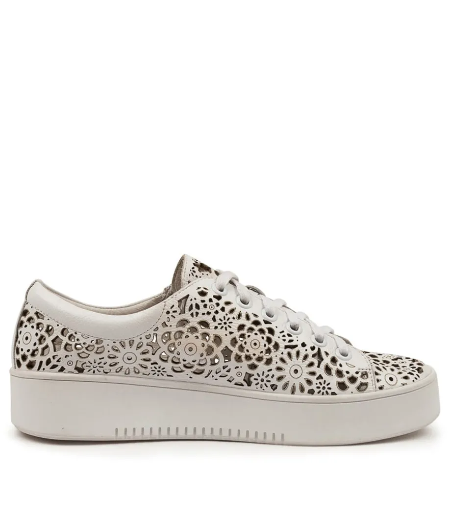 Leitha White Leather