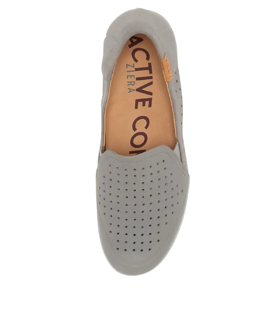 Liana W Steel Leather