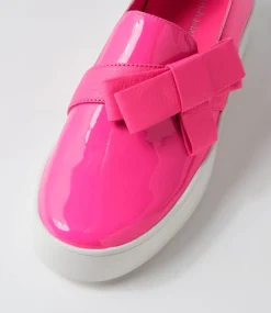Lokki Hot Pink Patent Leather Sneakers