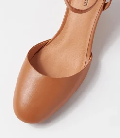 Lorelei Tan Natural Heel Leather Heels