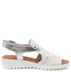Madis Dj White Silver Leather