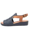 Madis Navy-Dk Tan Leather