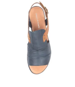 Madis Navy-Dk Tan Leather