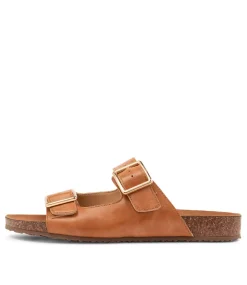 Makosa Xw Tan Leather Sandals