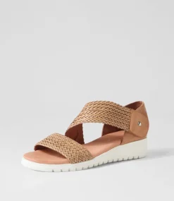 Malkie Biscuit Weave Leather Sandals
