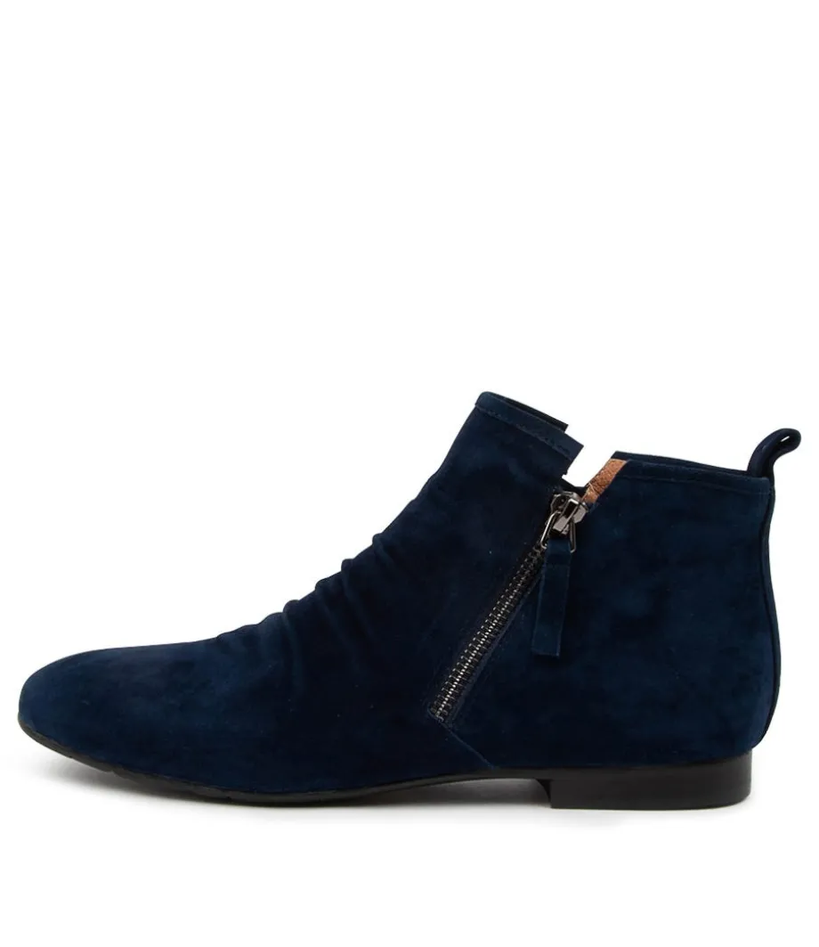 Mallie Navy Suede