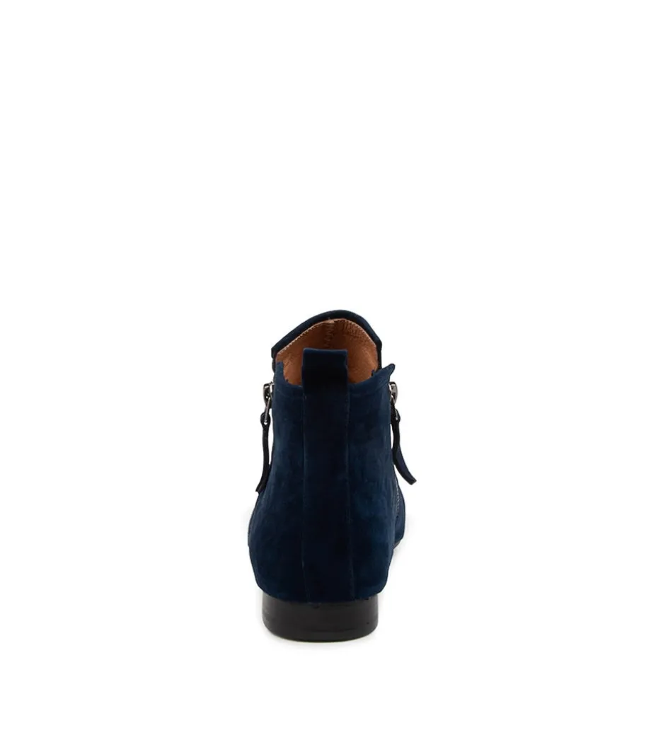 Mallie Navy Suede