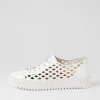 Mandle White Leather Sneakers
