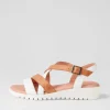 Matedy White Dark Tan Multi Sandals