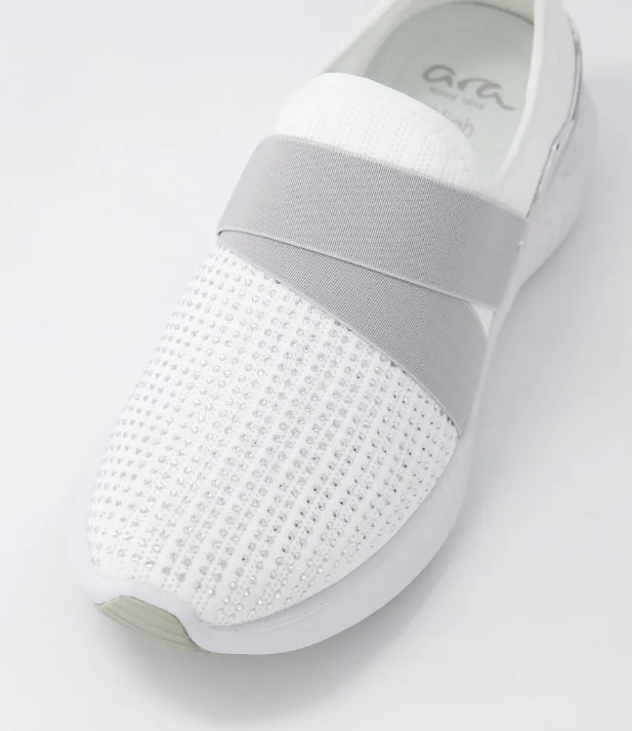 Maya 30 White Leather Sneakers
