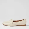 Melinato Almond Leather Loafers