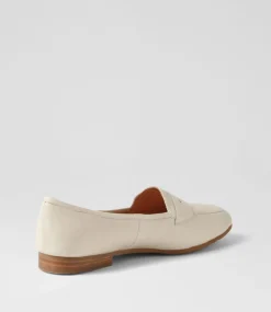Melinato Almond Leather Loafers