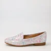 Melinato Pastel Print Leather Loafers