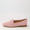 Melinato Pink Suede Loafers