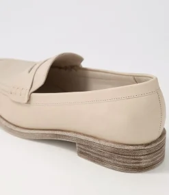 Messina Almond Leather Loafers
