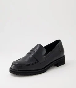 Metters W Black Leather Loafers