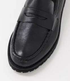 Metters W Black Leather Loafers